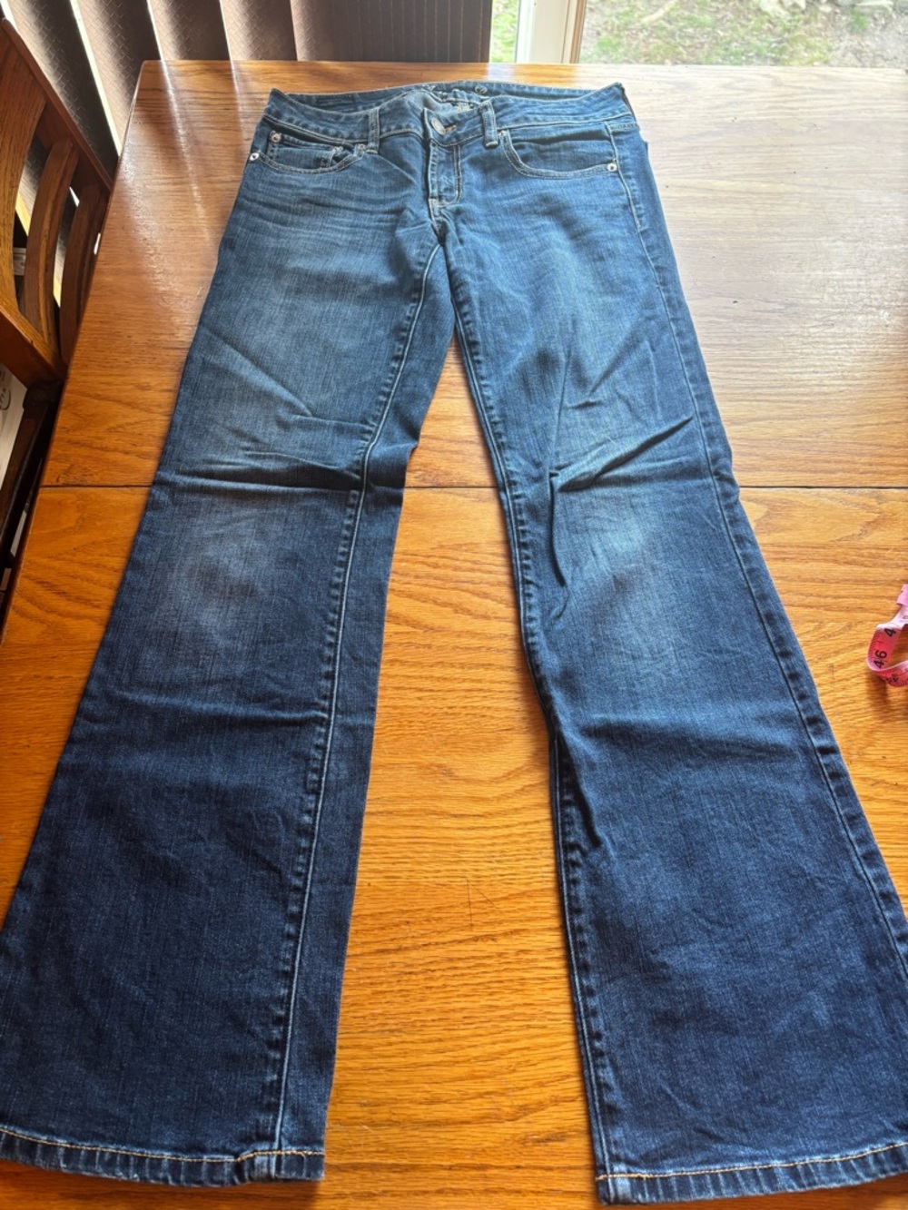Vintage Y2K American Eagle Favorite Boyfriend Bootcut Jeans Size 6 / Inseam 31”